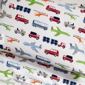 Pottery Barn Kids Brody Organic Twin Fitted and Flat Sheet